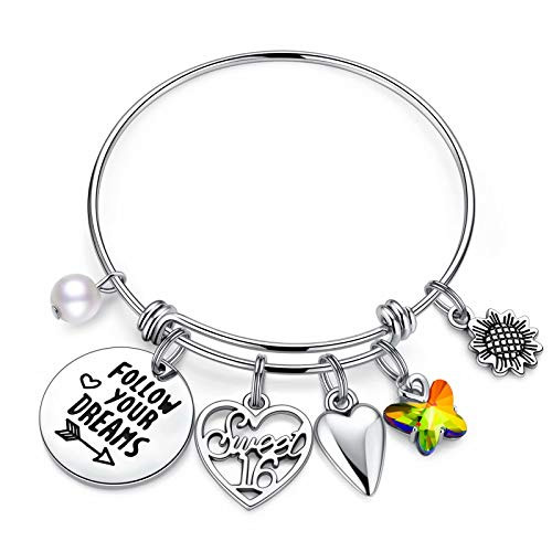 IEFWELL Sweet 16 Gifts for Girls 16th Birthday Gifts for Girls Daughter Niece Teenage Girls 16 Years Old Girl Gifts for Birthday Happy 16th Birthday