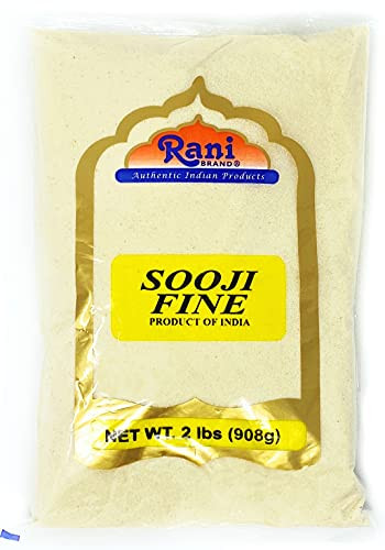 Rani Sooji Fine -FarinaSujiRava- Flour 2lbs -32oz- ~ All Natural  Vegan  NON-GMO  Indian Origin