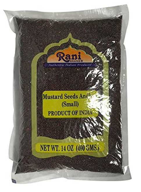 Rani Andra Mustard Seeds -Rai- Whole Spice -Rai Sarson- 14oz -400g- All Natural ~ Gluten Friendly  NON-GMO  Vegan  Indian Origin Rani Andra Mustard Seeds -Rai- Whole Spice -Rai Sarson- 14oz -400g- All Natural ~ Gluten Friendly  NON-GMO  Vegan  Indian Origin