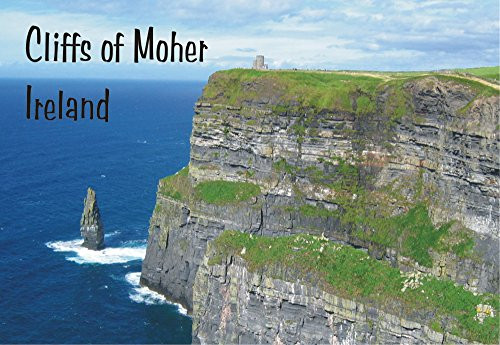 Cliffs of Moher O'Brien's Tower Ireland Aillte an Mhothair Travel Souvenir Refrigerator Locker Magnet 2 x 3 Fridge Magnet