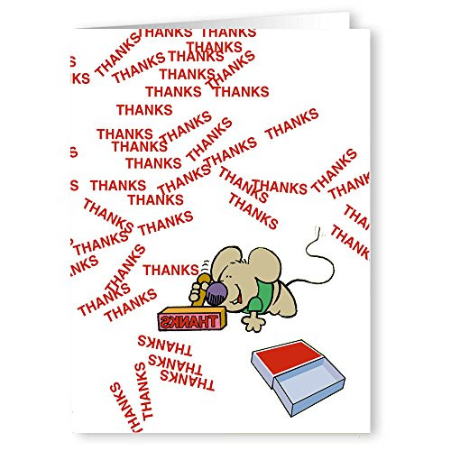Kids Thank You Cards - 18 Boxed Note Cards  and  Envelopes - Cute Note Cards