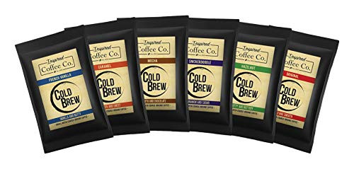 Classic Sampler Pack - Flavored Cold Brew Coffee - Inspired Coffee Co. - Coarse Ground Coffee - Six large 4 oz. Sample Bags Classic Sampler Pack - Flavored Cold Brew Coffee - Inspired Coffee Co. - Coarse Ground Coffee - Six large 4 oz. Sample Bags