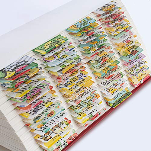 SUREFORU Bible Tabs Old and New Testament Upgrade Large Print and Easy-to-Read Bible Journaling Supplies Personalized Bible Tabs for Women Laminated 80 Bible Index Tabs -66 Books 14 Blanks-.