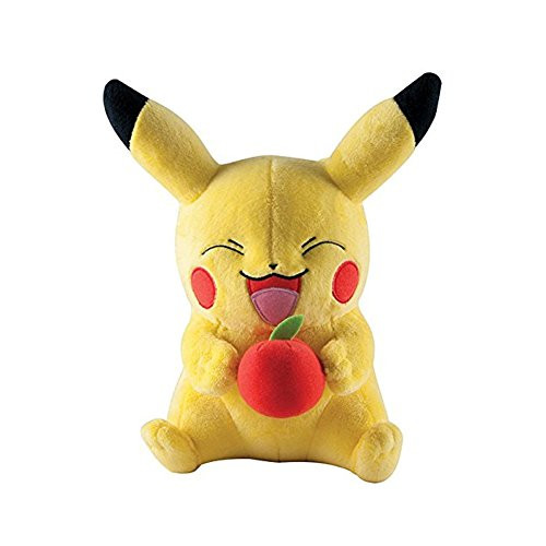 Pokemon T18745 Pikachu with Apple Plush Toy (Large)