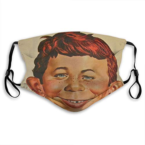 Hxp-Alfred E Neuman -Dust mask -Multiple Filters- Black