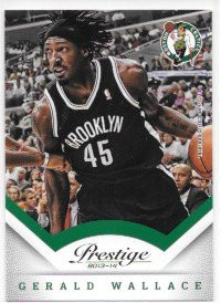Gerald Wallace 2013-14 Prestige Boston Celtics Card 69