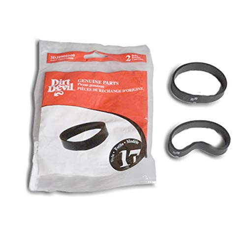 Replacement for Dirt Devil Royal Style 17 0100 Classic Hand Vac Vacuum Cleaner Flat Belt 2pk  3DJ0900000717