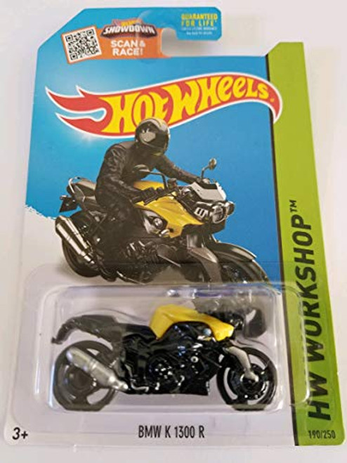 Hot Wheels 2015 Basic Mainline Hw Workshop - K 1300 R -Yellow-
