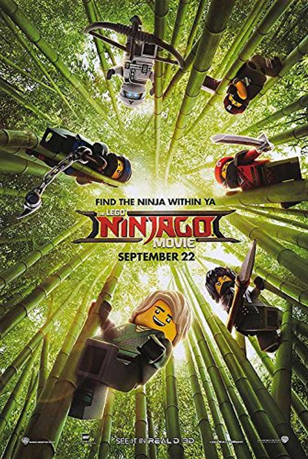 The Lego Ninjago Movie "B" POSTER 11.5x17 Inch Movie Poster The Lego Ninjago Movie "B" POSTER 11.5x17 Inch Movie Poster