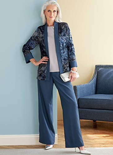 Butterick Sewing Pattern B6796 - Misses' Jacket Dress Top Skirt  and  Pants Size- F5 -16-18-20-22-24-