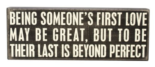 Primitives by Kathy Classic Box Sign 15 x 5.5-Inches Last Love