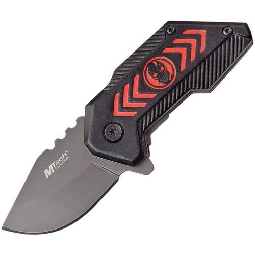 M Tech MTA1051RD-BRK Linerlock A-O Red