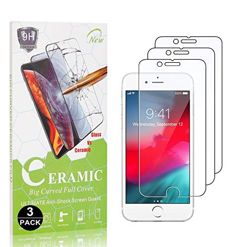 Bear Village Screen Protector for iPhone SE 2020 -iPhone 8 -iPhone 7 Tempered Glass HD Crystal Clear Screen Protector Film for iPhone SE 2020 -iPhone 6S -iPhone 6 Bubble Free 9H Hardness 3 Pack