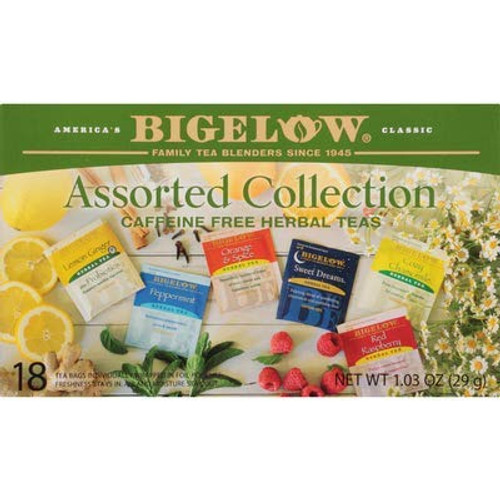 Bigelow Assorted Collection Herbal Teas 18 count -Pack of 2-