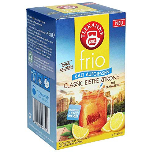 Teekanne FRIO Ice Tea- LEMON Classic Ice Tea - 0 calories - 1 box-18 tea bags