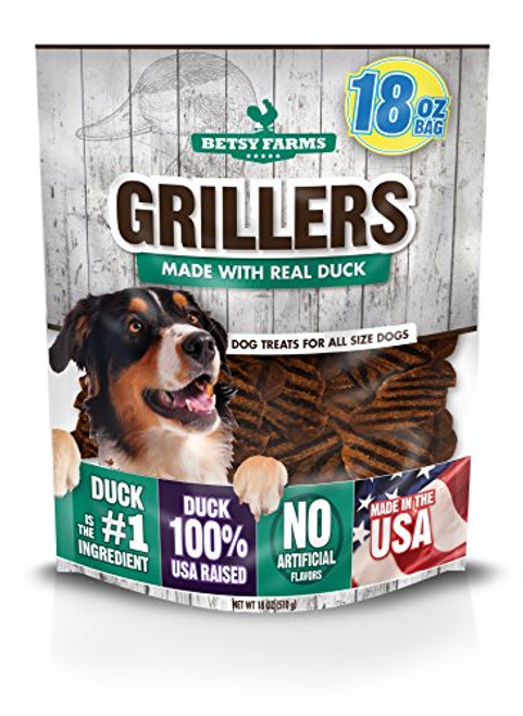 Betsy Farms Duck Grillers Dog Jerky Treats 18 Oz Duck Jerky Treats For Dogs
