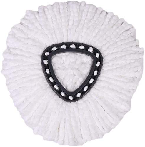 Mop Replacement Heads Compatible with O-Ceda Spin Mop Microfiber Spin Mop Head Refill Replacements Home Household White Easy Wring Spin Mop Refill
