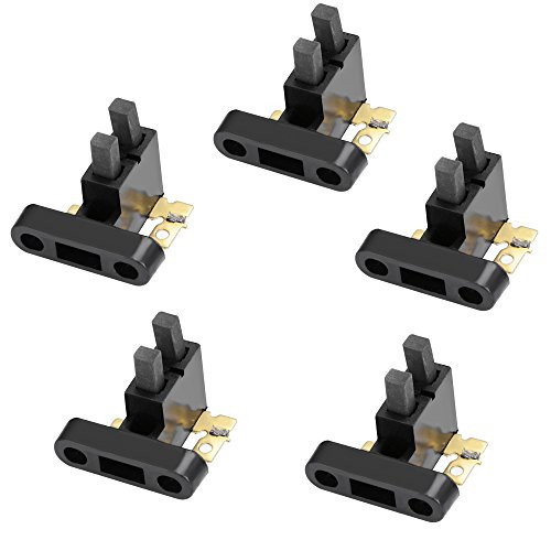 5PCS Universal Generator Carbon Brush Assembly for Head Champion Harbor Freight 4KW 5KW 7KW 2 Single Blade Connectors