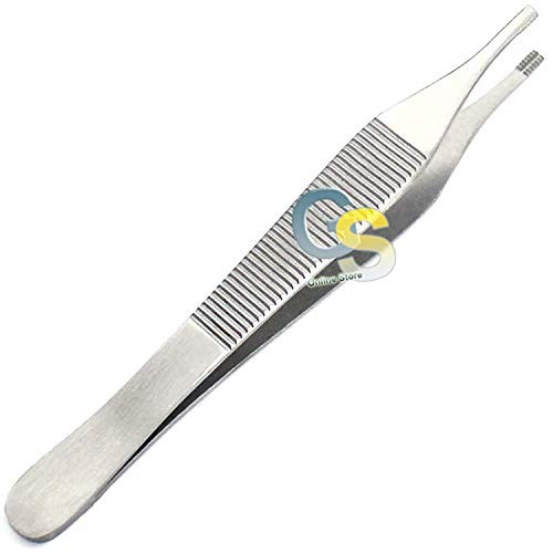 G.S Set of 3 Assorted ADSON Tissue Brown Dressing Forceps 4.75" Instruments Best Quality