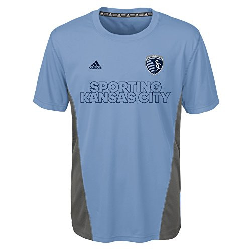 MLS by Outerstuff Youth Boy's Short Sleeve Fan Nation Tee Bahia Light Blue Large-14-16-