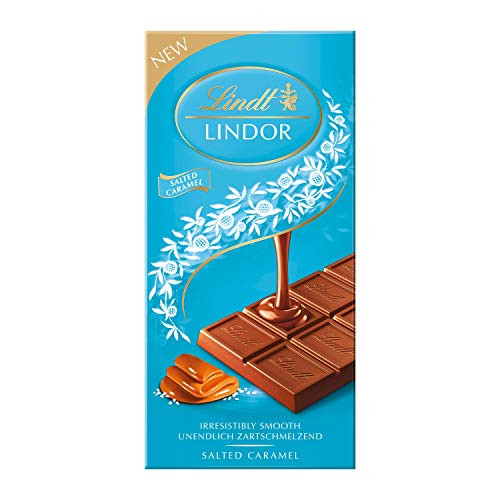 Lindt Lindor Salted Caramel Bar 100g