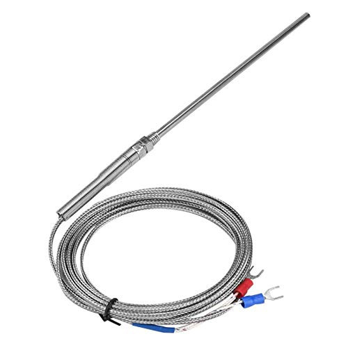 Boaby Thermocouple M8 Thread Type K Thermocouple 150mm Probe Temperature Sensor Wire 0-400?-3m-