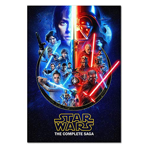 Pira Pira Boxes Star Wars The Complete Saga Poster Exclusive Art -11x17-