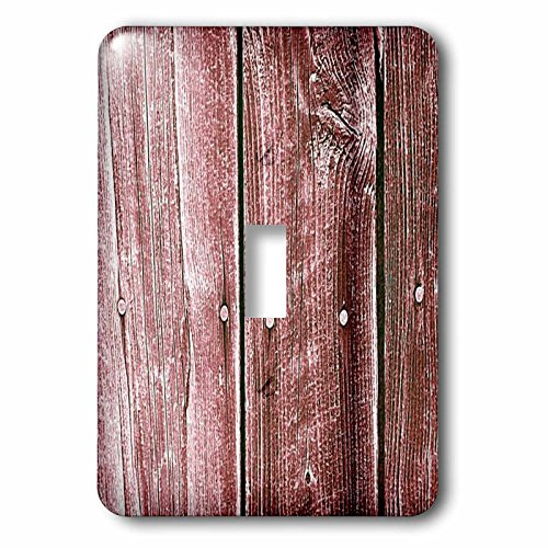 3dRose lsp_212611_1 Print of Vintage Red Country Barn Side Single Toggle Switch