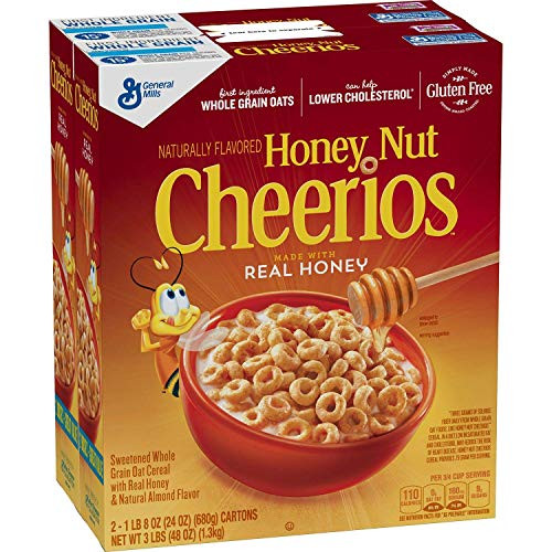 Honey Nut Cheerios Cereal -24 oz. box 2 pk.-vevo