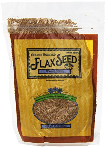 Trader Joe's Golden Roasted Flax Seeds Whole Seeds
15 oz-425g-