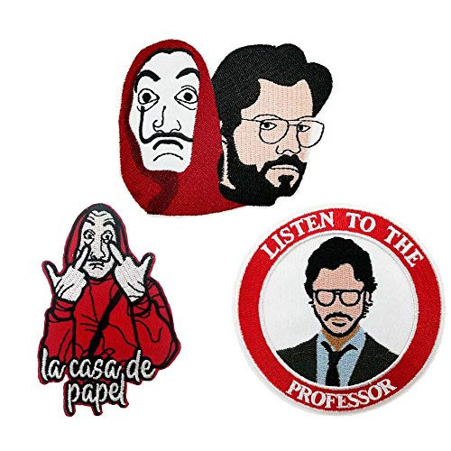La casa de Papel Embroidered Iron on sew on Patch