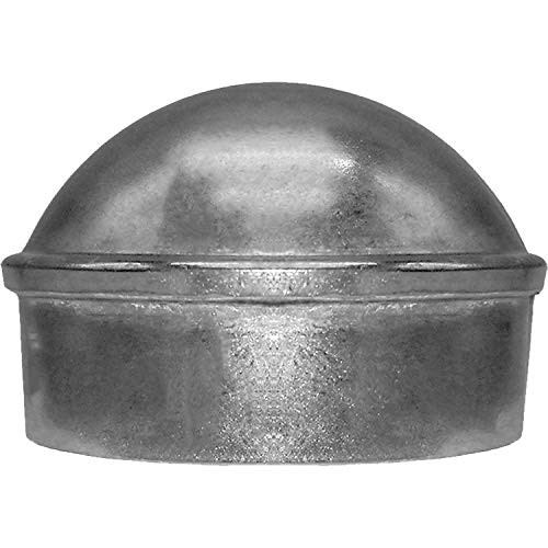 3-1-2" Chain Link Fence Post Cap - Use for 3-1-2" Outside Diameter Post-Pipe - Aluminum Chain Link Post Cap