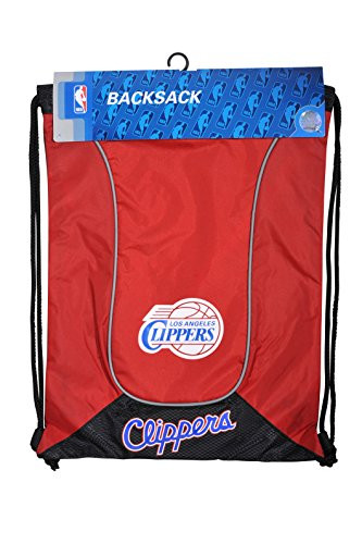 Officially Licensed NBA Los Angeles Clippers "DoubleHeader" Backsack Red 18"