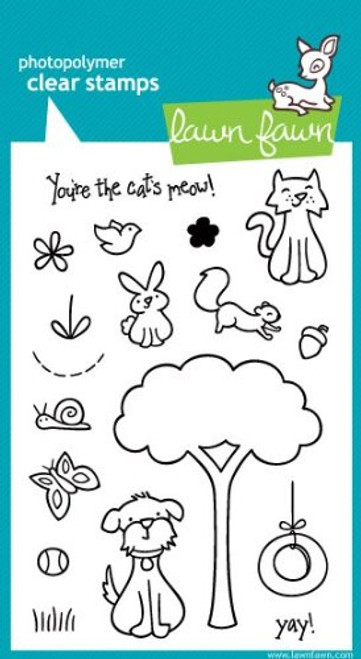 Critters In The Burbs Clear Stamp Set (Lawn Fawn) Critters In The Burbs Clear Stamp Set (Lawn Fawn)