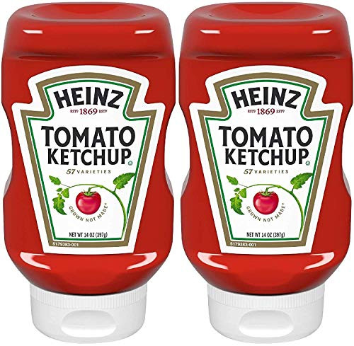 Heinz Classic Squeeze Bottles Ketchup 14 Oz Bottle Pack of Two