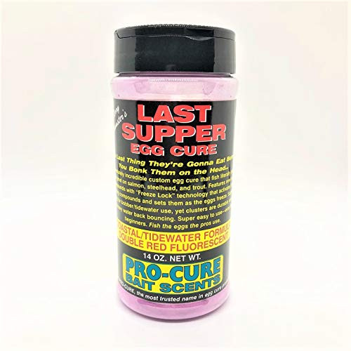 Pro-Cure Last Supper Coastal-Tidewater Formula Egg Cure 14 Ounce Double Red Fluorescent