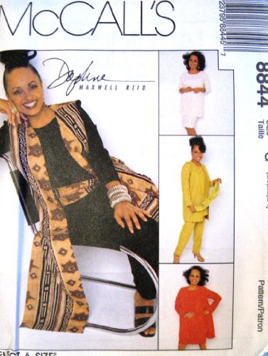 McCall's Sewing Pattern 8844 Misses' Unlined Vest in 2 Lengths Tunic Pull-on Pants Skirt  and  Sash Size G -20 22 24-