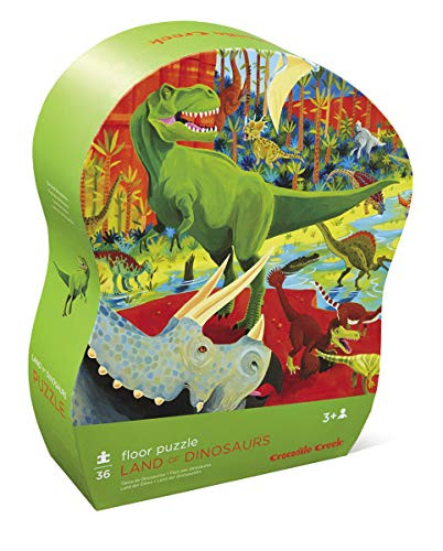 Crocodile Creek Land of Dinosaurs 36 Piece Jigsaw Floor Puzzle