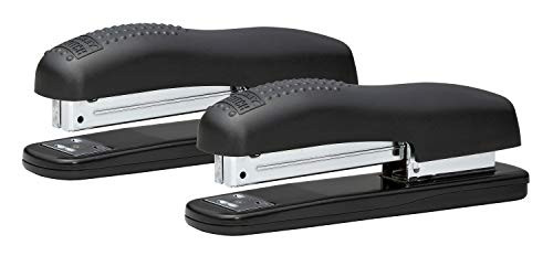 Bostitch Office Ergonomic 20 Sheet Desktop Stapler Black 2-Pack