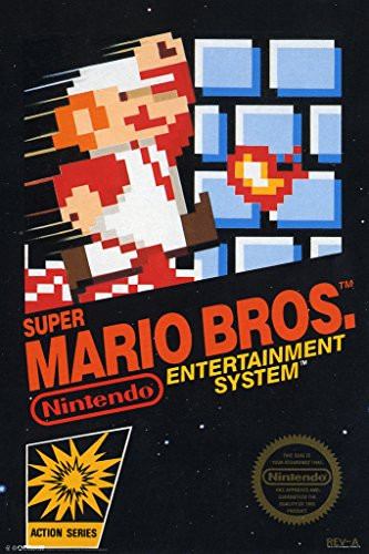 Pyramid America Super Mario Brothers Game Box Video Gaming Cool Wall Decor Art Print Poster 12x18