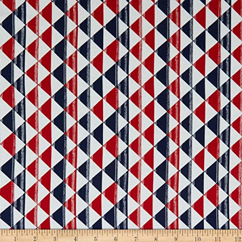 Studio E Fabrics American Style Triangles Fabric Patriotic