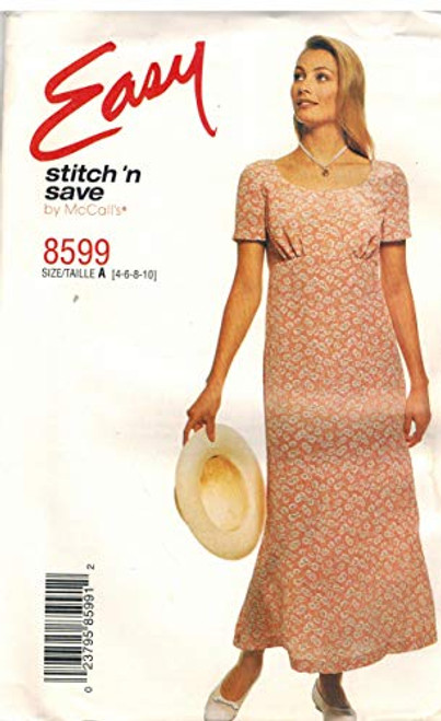 8599 McCalls Sewing Pattern Uncut Misses Pullover Dress Size 12 14 16 18 8599 McCalls Sewing Pattern Uncut Misses Pullover Dress Size 12 14 16 18