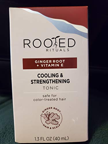 ROOTED RITUALS GINGER ROOT  and  VITAMIN E COOLING  and  STRENGTHENING TONIC