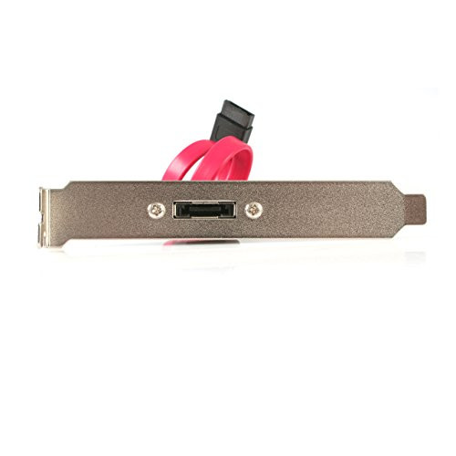 StarTech.com 1 Port SATA to eSATA Slot Plate BRacket - eSATA slot bRacket - SATA to eSATA plate - SATA to eSATA bRacket -ESATAPLATE1- Black