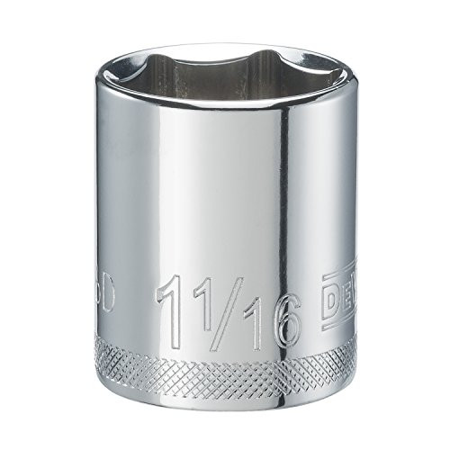 DEWALT 1-2" 6 PT Standard Socket 1 1-16