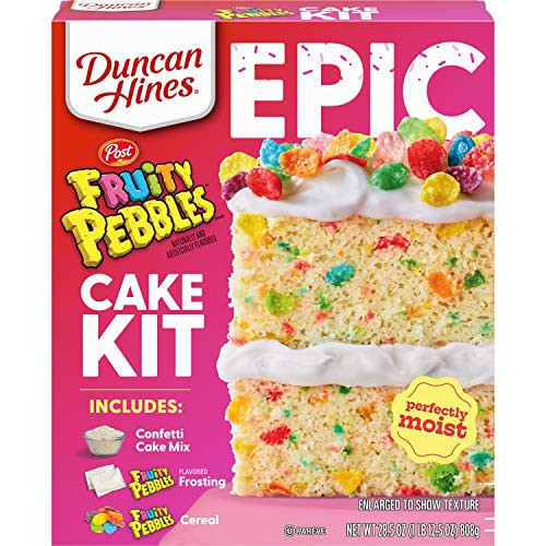 Duncan Hines Epic Kit Fruity Pebbles Cake Mix Kit 28.5 oz.