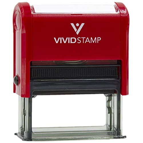 for Deposit ONLY Self-Inking Office Rubber Stamp -Red- - L