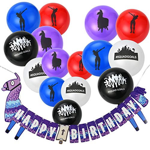 Saturday Club House Gaming Party Supplies Balloons and Banners - 50pcs Assorted Colorful Latex Party Favors Balloons and Birthday Banner Decorations Saturday Club House Gaming Party Supplies Balloons and Banners - 50pcs Assorted Colorful Latex Party Favors Balloons and Birthday Banner Decorations