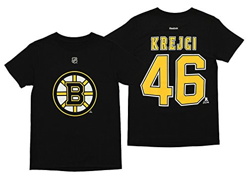 Outerstuff NHL Youth Boys Boston Bruins David Krejci 46 Player's Tee Black X-Large -18-20-