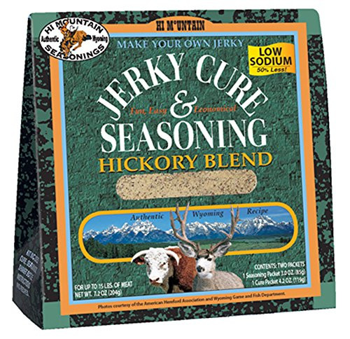 Hi Mountain Jerky Cure  and  Seasoning- Low Sodium Hickory Blend